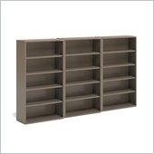 Mayline CSII 5 Shelf Metal Wall Bookcase in Desert Sage