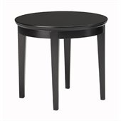 Mayline Sorrento Round End Table in Espresso