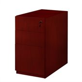 Mayline Luminary 3 Drawer Pedestal File for Credenza in Cherry Finish