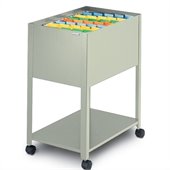Mayline Mobilizer Letter 1 Drawer Mobile Metal Filing Storage in Gray