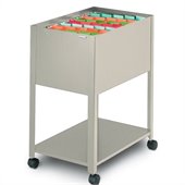 Mayline Mobilizer Letter 1 Drawer Mobile Metal Open Filing in Sand