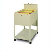 Mayline Mobilizer Legal 1 Drawer Mobile Metal Filing Cabinet in Sand