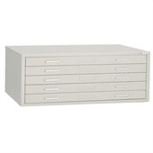 Mayline C-Files 5 Drawer Flat Files Metal Cabinet