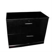 Mayline Sorrento 2 Drawer Lateral File in Espresso