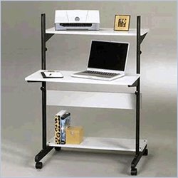Mayline Adjustable Mobile Computer Desk