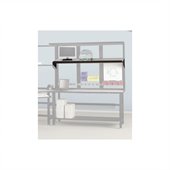 Mayline Techworks Shelves in Textured Black Paint