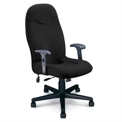 Mayline Comfort Executive High Back Office Fabric Chair-Blue