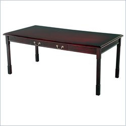 Mayline Toscana Coffee Table Golden Cherry on Beech Veneer Furniture Office Reception Coffee Tables Mayline 60051 60370