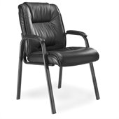 Mayline Guest Chair w/ Top Grain Cowhide Leather