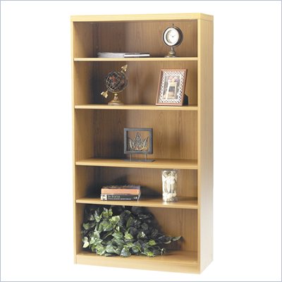 Mayline Aberdeen 5 Shelf Bookcase in Maple