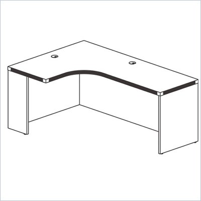 Shaped Corner Computer Desk on Aberdeen 72 L Shape Extended Corner Wood Computer Desk Aec72l