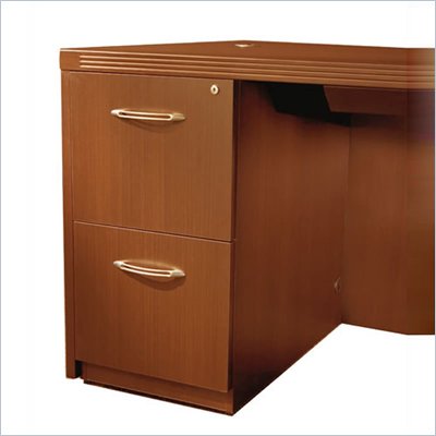 Mayline Aberdeen 2 Drawer Vertical Wood File Pedestal for Desk