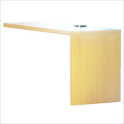 Mayline Aberdeen 48 x 24 Return Desk in Maple