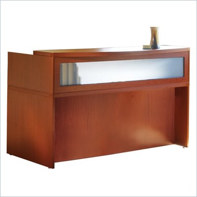 Mayline Aberdeen 72" Reception Desk in Cherry