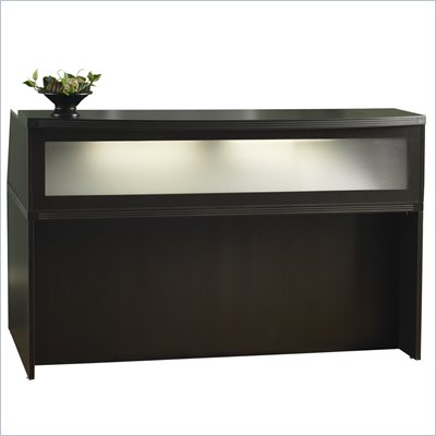 Mayline Aberdeen 72" Reception Desk in Mocha