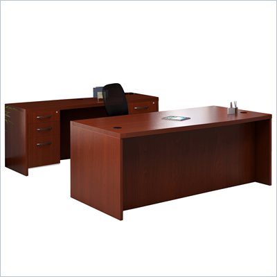 Mayline Aberdeen Conference Desk, Credenza and 4 Pedestals