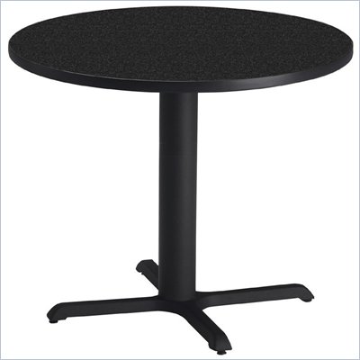 Mayline Bistro 30" Round Casual Dining Table w/28" High Base