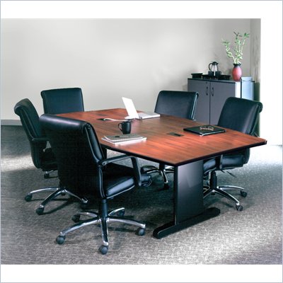 Mayline CSII Boat Shaped 6' Conference Table with Trestle Base