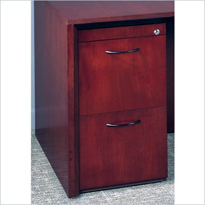 Mayline Corsica 2 Drawer Vertical Wood Filing Pedestal for Credenza