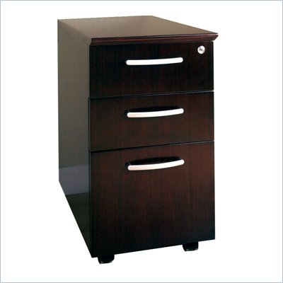 Mayline 3 Drawer Mobile Wood Filing Cabinet