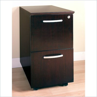 Mayline Corsica 2 Drawer Mobile Vertical Wood Filing Cabinet