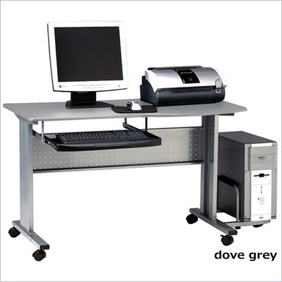 Mayline Crosswinds Mobile Wood Computer Desk