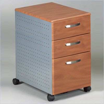 Mayline Eastwinds 3 Drawer Mobile Wood / Metal Filing Cabinet