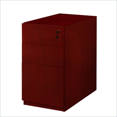 Mayline Luminary 3 Drawer Pedestal File for Credenza in Cherry Finish