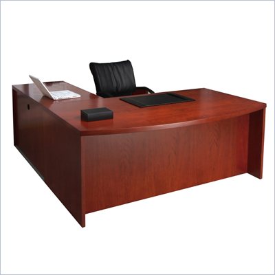 Mayline Mira Desk, Return and Two (2) Box-Box-File Pedestals