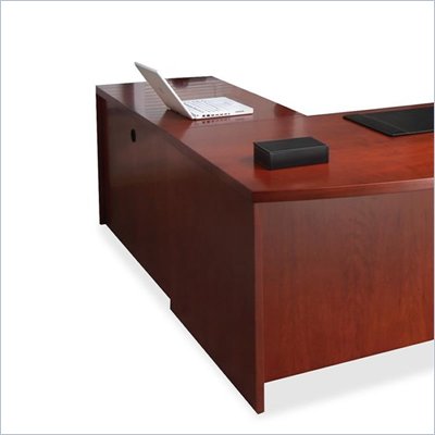 Mayline Mira 48"W x 24"D Return (Non-Handed) in Medium Cherry Veneer