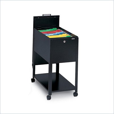 Mayline Mobilizer 1 Drawer Mobile Metal File Storage Cabinet with Lid