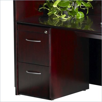 Mayline Napoli 2 Drawer Vertical Wood File Pedestal