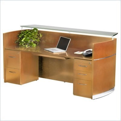 Mayline Napoli Double Pedestal Reception Station
