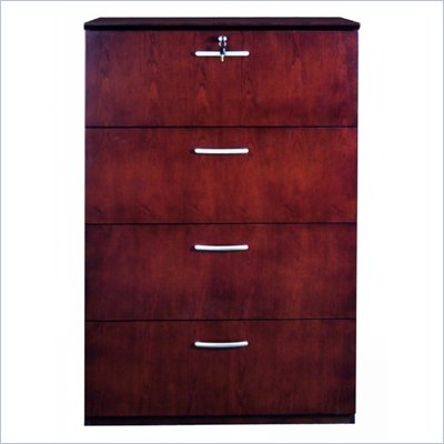 Mayline Napoli Collection 4 Wood File Storage Cabinet
