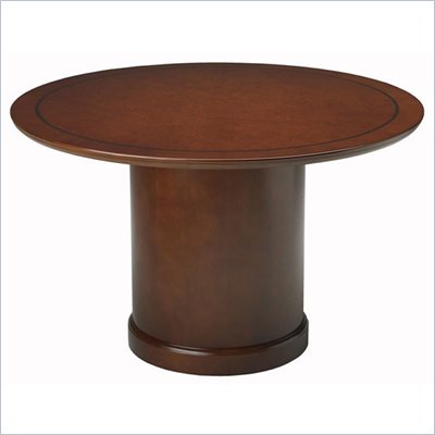Mayline Sorrento 4' Round Conference Table with Column Base