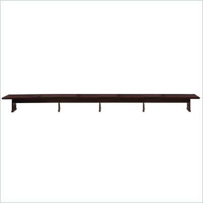 Mayline Toscana 30' Rectangular Conference Table in Mahogany