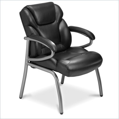 Mayline Ultimo Executive Guest Chair in Black