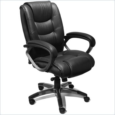 Mayline Utimo Deluxe High Back EZ Assemble Chair in Black