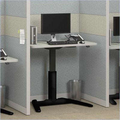 Mayline VariTask LT Series 36" Single Rectangular Wood Work Surface