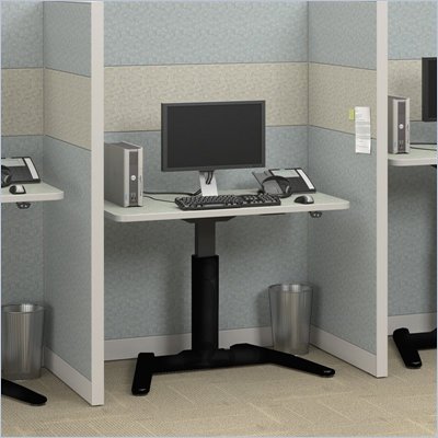 Mayline VariTask LT-Series 42" Single Rectangular Wood Work Surface