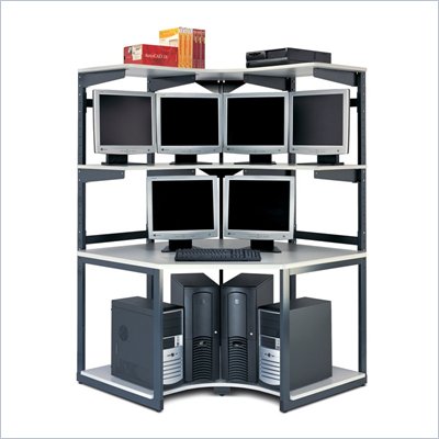 Mayline eLAN Computer Racking System - 48" Corner Station