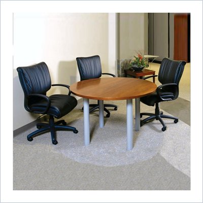Mayline Eclipse 4' Round Conference Table with Traditional Legs