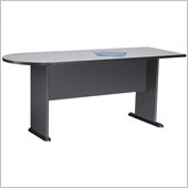 Bush Series A Slate Peninshula Office Desk