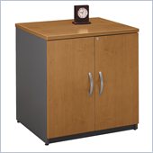 Bush Series C Wood Storage Cabinet in Natural Cherry