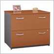ADD TO YOUR SET: Bush Series C 2 Drawer Lateral Wood File Storage Cabinet in Auburn Maple