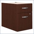 ADD TO YOUR SET: Bush Series C 2 Drawer Lateral File Wood Cabinet Pedestal in Mahogany