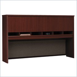 Bush Furniture Mahogany Series C 71 inch Four Door Hutch