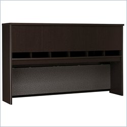 Bush Furniture Mocha Cherry Series C 71 inch Four Door Hutch