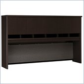 Bush Series C 71 Four Door Wood Computer Hutch in Mocha Cherry