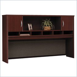 Bush Furniture Mahogany Series C - 71 inch Two Door Hutch
